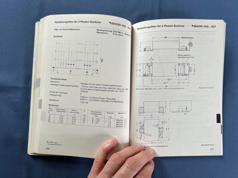 SIEMENS Datenbuch 1983/84 EMV Funk-Entstörung Bauelemente Filter in Bremen