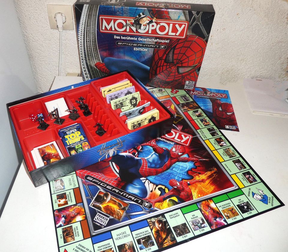 Monopoly Spiderman Edition - Parker 2007 - neuwertig in Wertheim