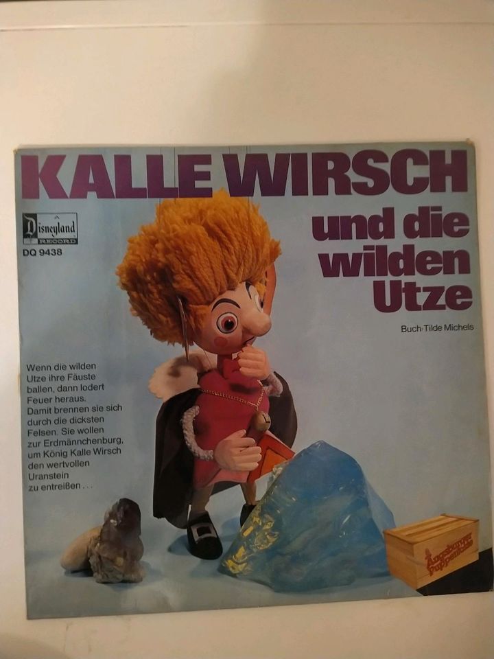 LP Kalle Wirsch und die wilden Utze Hörspielfassung M. Jenning 74 in Wiesbaden