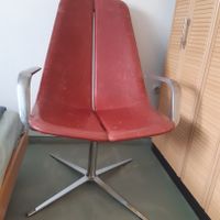 W-Lounge-Chair, rotes Rindleder München - Berg-am-Laim Vorschau