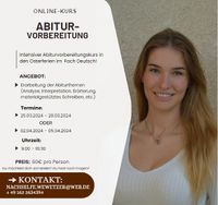 Abiturvorbereitungskurs online Nachhilfe Deutschlehrer Deutsch Bremen-Mitte - Bahnhofsvorstadt  Vorschau