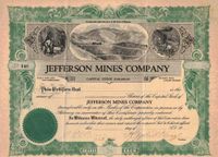Bergbau USA, Mining Share, Jefferson Mines Company, Montana Düsseldorf - Angermund Vorschau