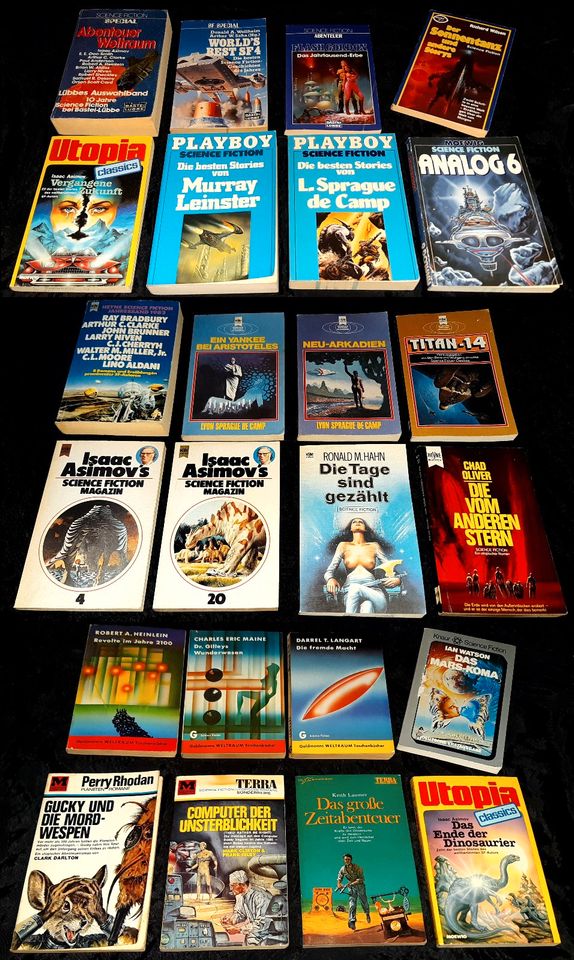 28x SCIENCE FICTION Taschenbuch TB Paket SciFi Utopie Romane Set in Altlandsberg