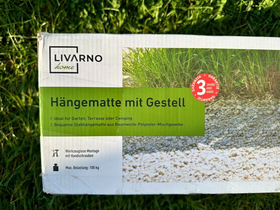 LIVARNO home Hängematte, mit Gestell, grün-gestreift in Bayern - Mühldorf  a.Inn | eBay Kleinanzeigen ist jetzt Kleinanzeigen