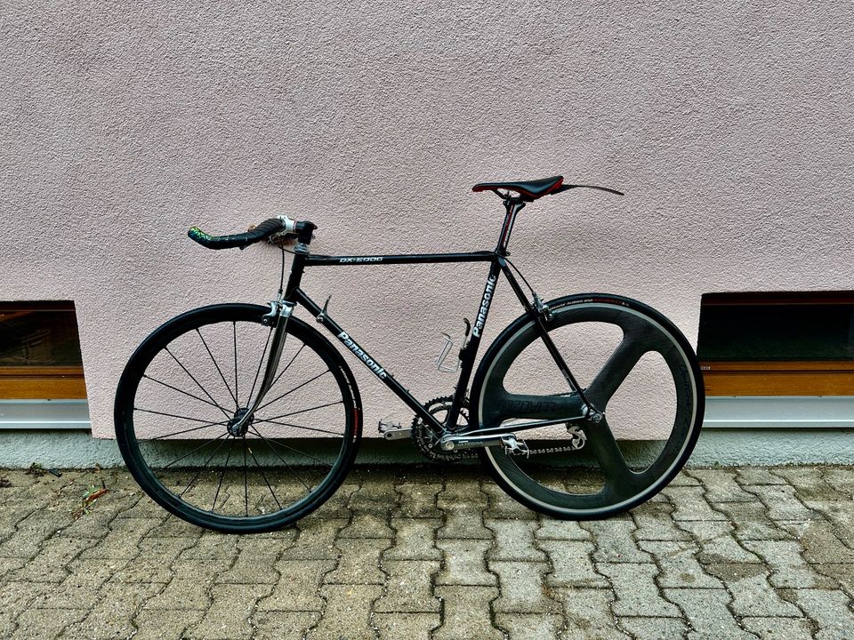 Panasonic DX-5000 Rennrad Carbon three spoke. No fixi/singlespeed in München