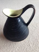Vintage: 50 /60-iger; Vase, schwarz-gelb, Höhe ca.17 cm Schleswig-Holstein - Flensburg Vorschau