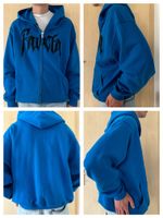 "FAVELA Clothing" Front-Zip-Hoodie, blau (M) - Top Zustand Dresden - Weixdorf Vorschau