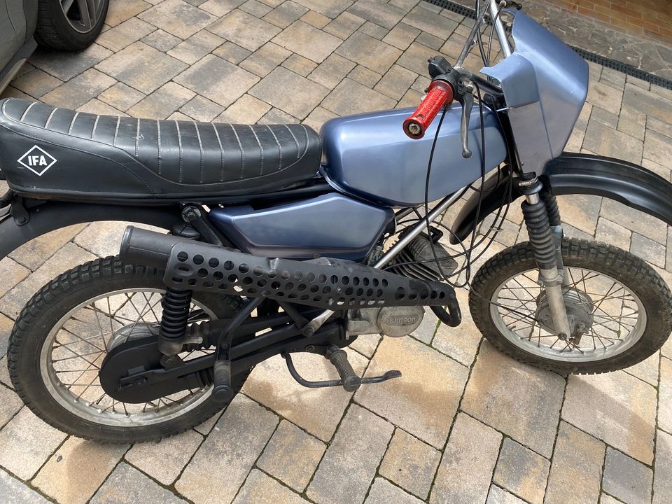 Simson S53 Enduro Umbau auf S51 4Gang fahrbereit in Straußfurt