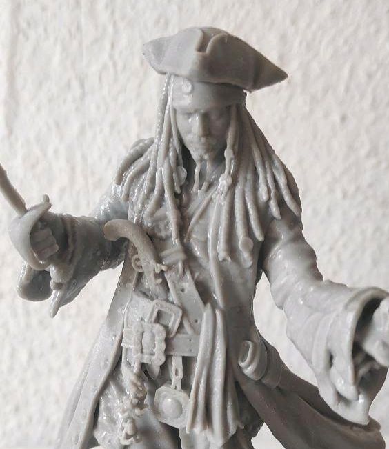 Jack Sparrow 3d Harz Figur 21.5 cm hoch in Köthen (Anhalt)