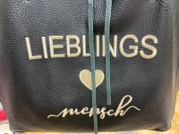 Designer Tasche Leder Lieblingsmensch schwarz Shopper Hessen - Gelnhausen Vorschau