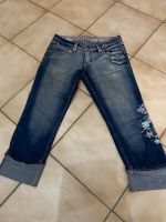 Jeans mit Stickerei 7/8 Länge Gr.38 Rheinland-Pfalz - Wattenheim Vorschau