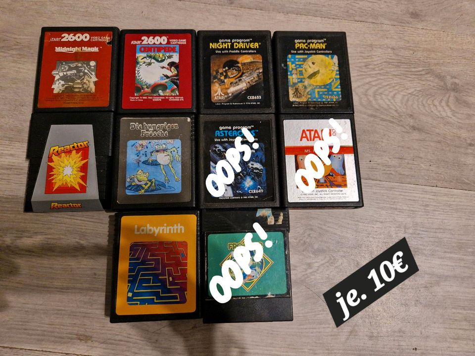 Atari Spiele und Konsolen Sammlung in Recklinghausen
