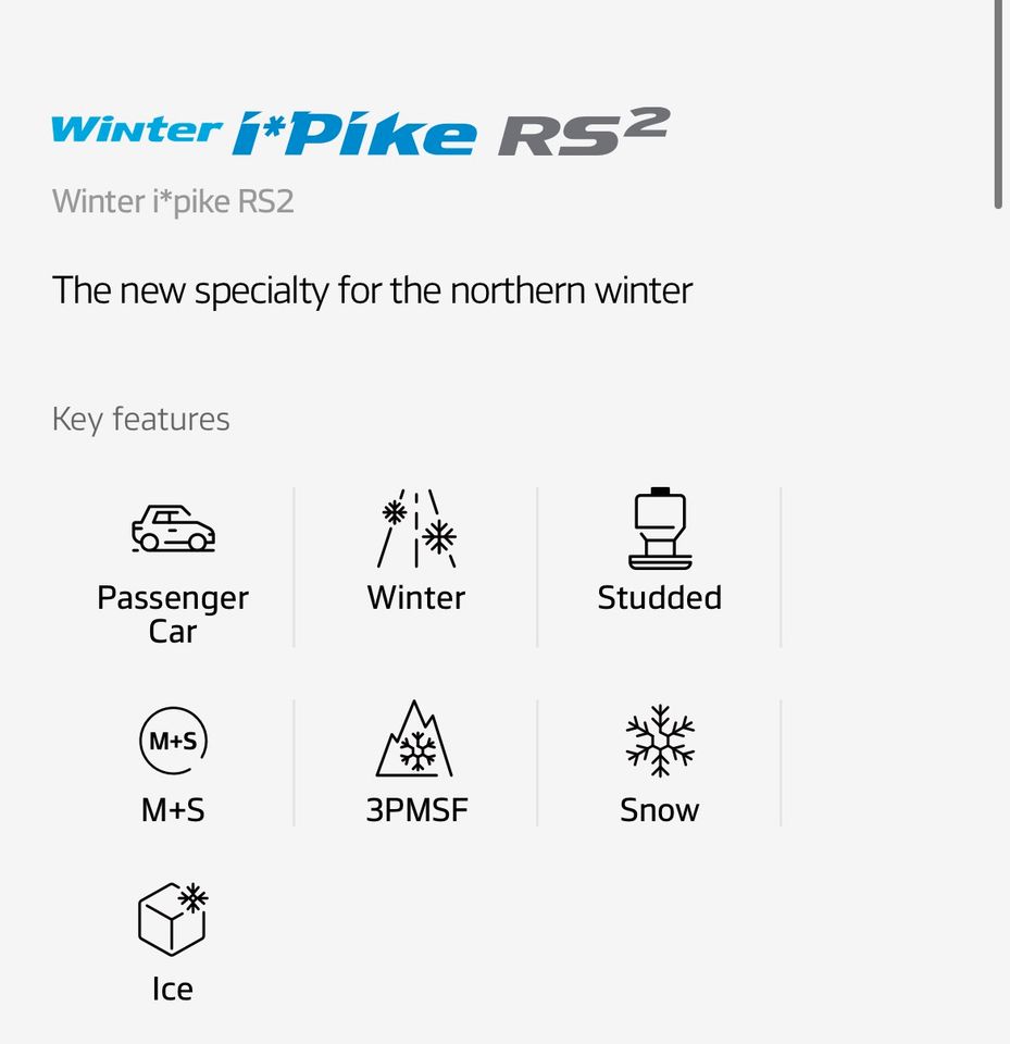 195 65 R15 Winterreifen / Spikes Hankook Winter I*Pike RS2 in Aidlingen