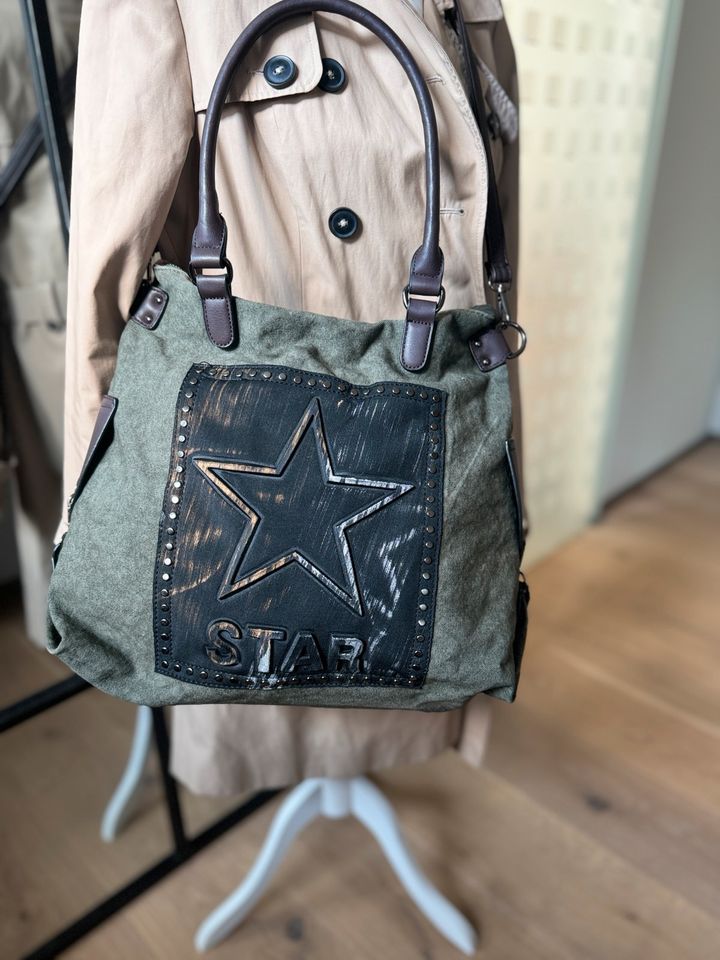 Shopper Handtasche groß STAR - vegan- in Kempen