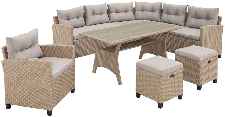 KONIFERA Loungeset Keros Premium 20-tlg Ecklounge Polyrattan in  Nordrhein-Westfalen - Borchen | eBay Kleinanzeigen ist jetzt Kleinanzeigen