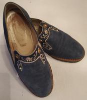 Damenschuhe, Halbschuhe, Trachtenlook mit Stickerei, blau, Gr.42 Stuttgart - Vaihingen Vorschau