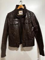 Only Lederjacke Größe M dunkelbraun Langarm Reißverschluss Hessen - Neu-Isenburg Vorschau