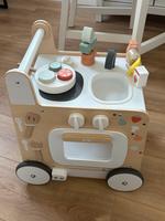 Vertbaudet 3-in-1-Lauflernwagen mit Spielküche FSC® - natur/weiß Hessen - Groß-Umstadt Vorschau