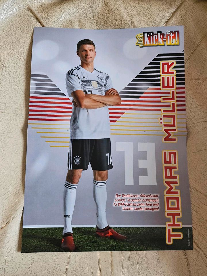 4 x DIN A3 POSTER Thomas Müller DFB Deutschland EM 2024 Fußball ⚽ in Solingen