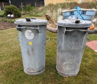 2 alte Zinktonnen Mülltonnen aus Eisen, guter Zustand Niedersachsen - Sehnde Vorschau
