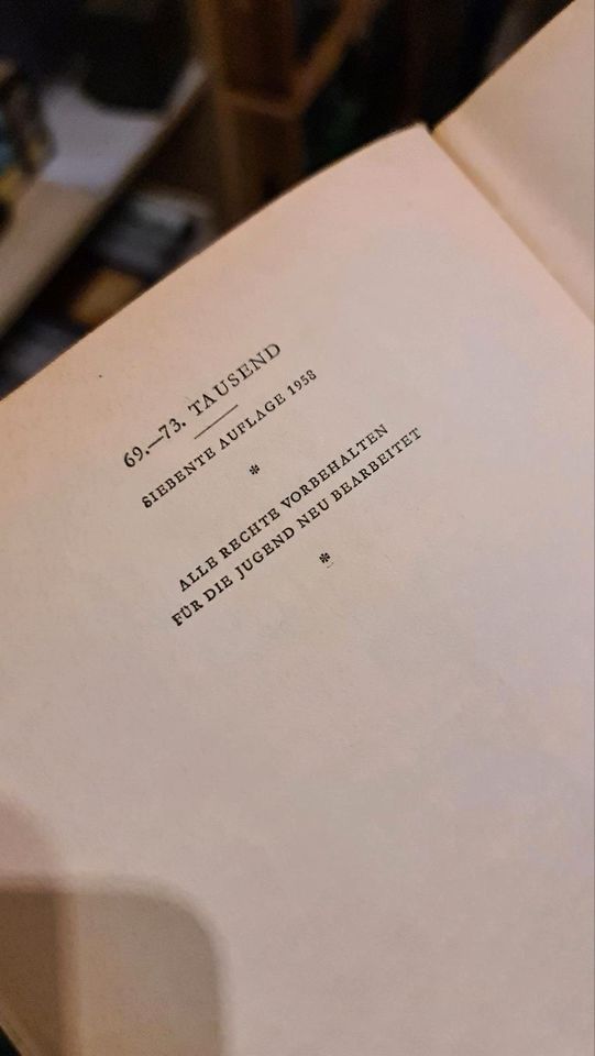 Lederstrumpf Erzählungen 7. Auflage von 1958 in Herzogenrath