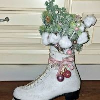 Schlittschuh, Winterdeko/Weihnachten, Shabby, landhausstil Bayern - Tiefenbach Kr Passau Vorschau