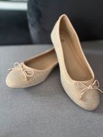 Beige Rose goldene Ballerinas c&a 37 Bayern - Kiefersfelden Vorschau