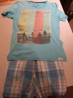 Set Shirt Shorts Tom Tailor h&m 134 140 blau türkis Nordrhein-Westfalen - Bocholt Vorschau