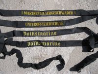 4 alte Mützenbänder Militär / DDR / Bund Schleswig-Holstein - Warnau b Nettelsee Vorschau