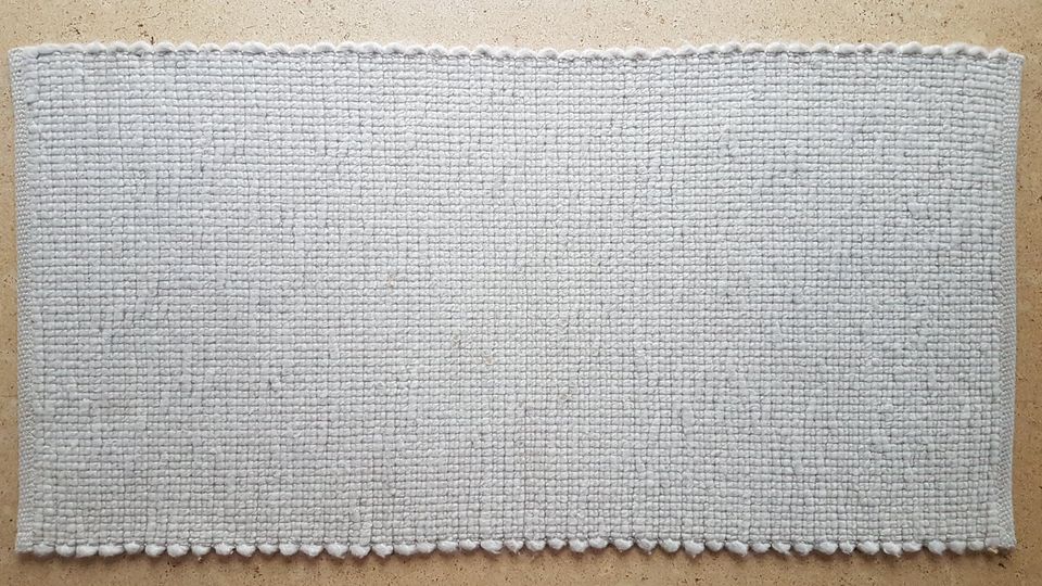 Tisca Teppich Läufer in Schurwolle 70x140 cm Stützgarn Sisal Bast in Obersüßbach