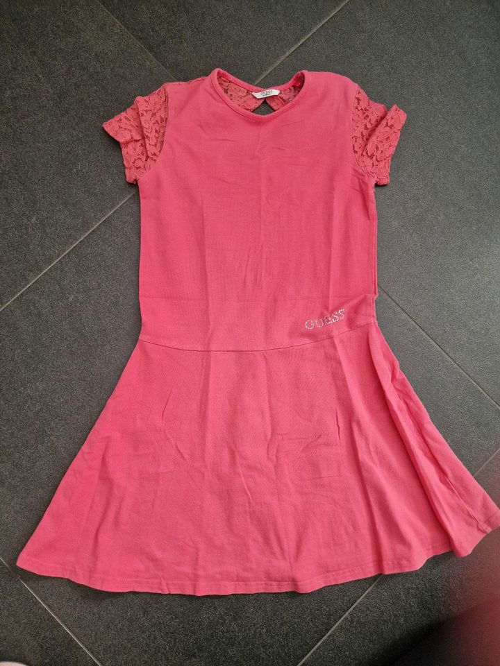 GUESS Kleid Sommer kurz arm pink Mädchen Gr. 140 EU 10 in Dresden