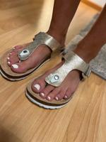 Sandalen in Gold Herzogtum Lauenburg - Geesthacht Vorschau