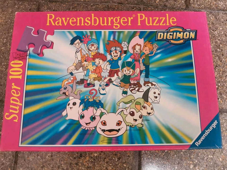 Puzzle Digimon Digital Monsters Super 100 Teile Ravensburger 2000 in Heilbronn