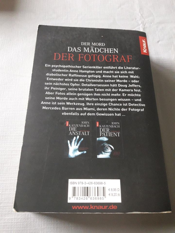 John Katzenbach der Fotograf Psychothriller Buch in Emsbüren