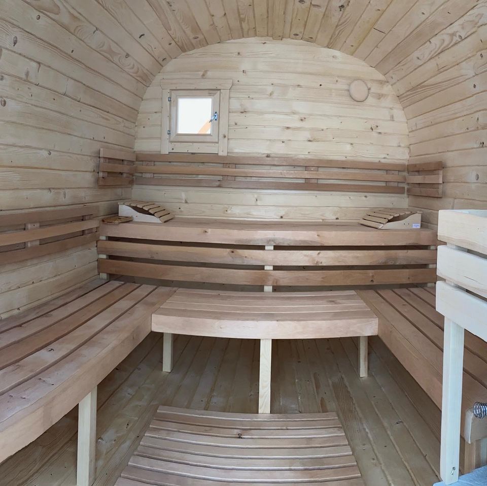Mobile Sauna, Fasssauna, Sauna mieten, mobiler Whirlpool in Siegen