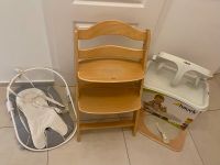 Hauck Hochstuhl Alpha+ Natural mit Tray und Baby Bouncer Hessen - Gründau Vorschau