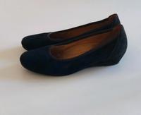 Ballerina Gabor schwarz  38 Veloursleder Hessen - Niedernhausen Vorschau