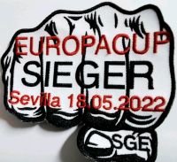 Europacup Sieger 2022 Eintracht Sevilla Frankfurt Aufnäher Patch Baden-Württemberg - Osterholz Vorschau