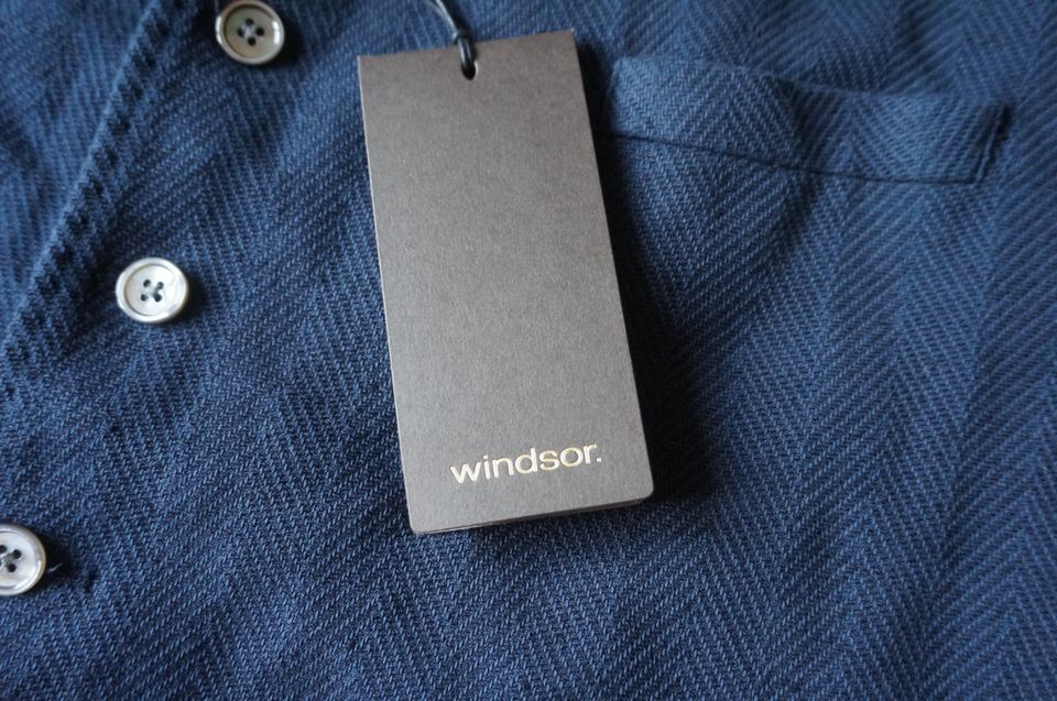 Windsor 52 L M Voglio-D edle Leinen Weste Navy Sakko 1A-Zustand in Ludwigshafen