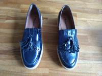 TAMARIS "Touch It" Slipper in dunkelblau-metallic & Gr. 39 Essen - Huttrop Vorschau