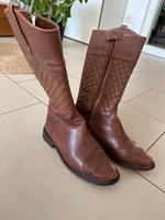 Stiefel echtes Leder braun Kr. München - Unterföhring Vorschau