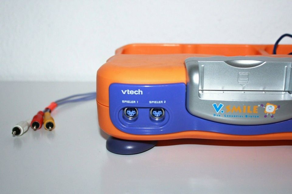 VTECH V.Smile Spielkonsole Lernkonsole mit Mikrofon TOP in Freiburg im Breisgau