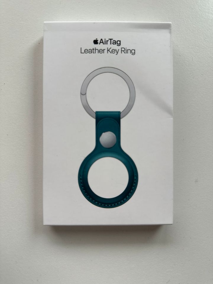 AirTag Leather Key Ring Forest Green in München