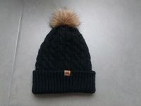 Schwarze Wintermütze mit Bommel Zopf-Strickmuster 134-170 Baden-Württemberg - Oberreichenbach Vorschau