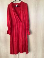 Rotes Wickeloptik Kleid Gr.42 Hessen - Lollar Vorschau