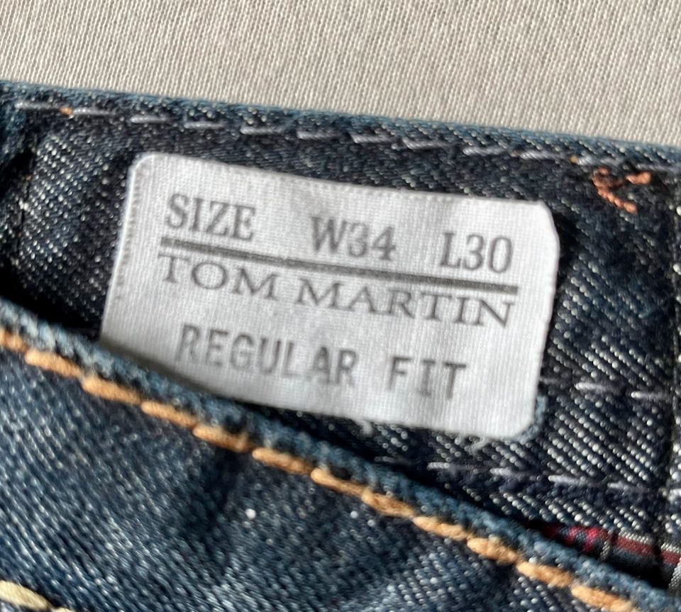 Herren Jeans von Tom Martin Gr. 34/30 in Hattorf am Harz