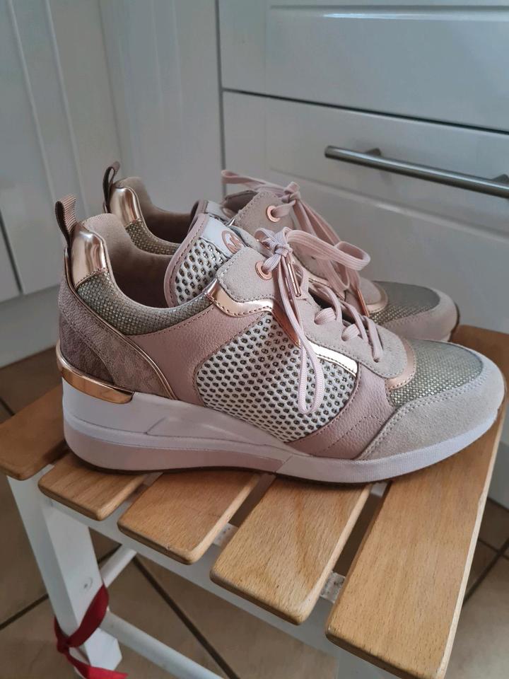 MK Michael Kors  Sneaker Schuhe Halbschuhe rosa rosé Gold 40 in Abtsgmünd