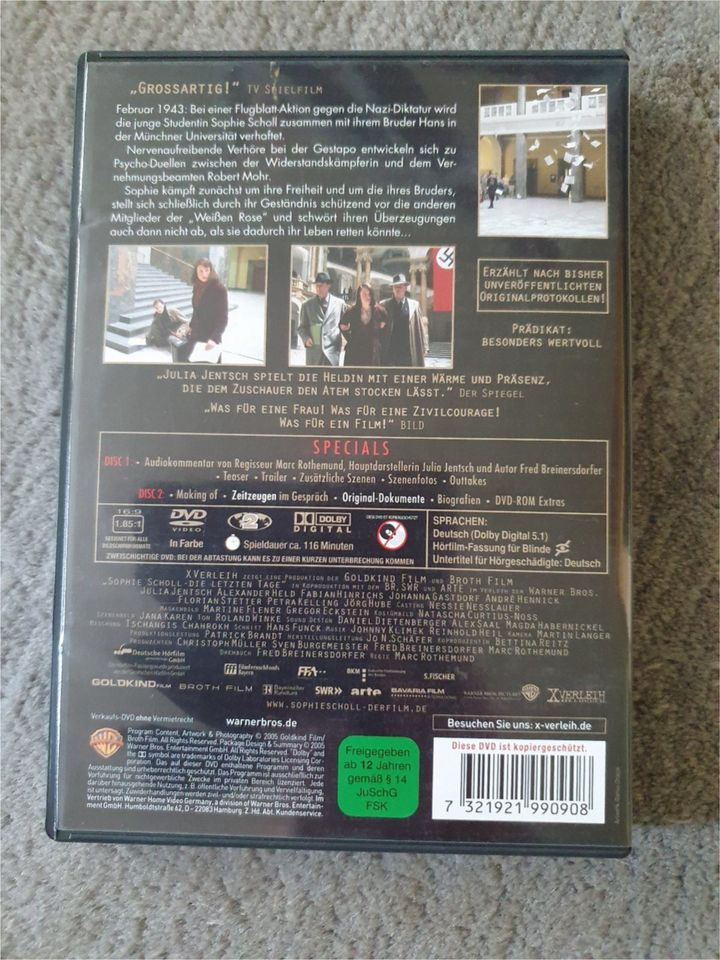 DVD Sophie Scholl, Deluxe 2 Disc Edition in Berlin