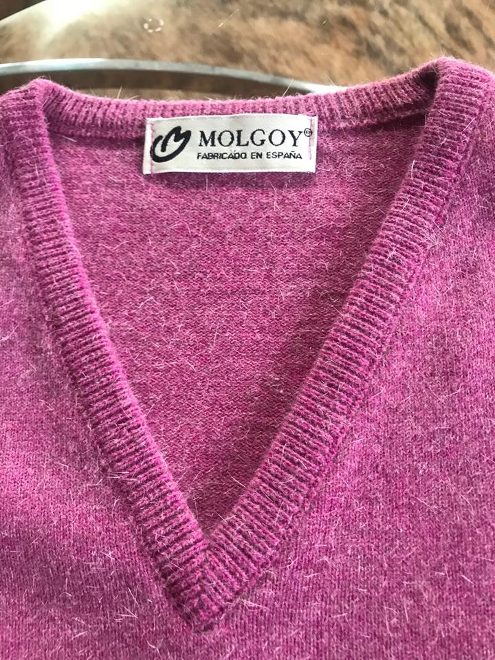 ☀️ MOLGOY ☀️ Pulli hochwertig•Beere•mit Lammwolle/Angora/Viskose in Mechernich