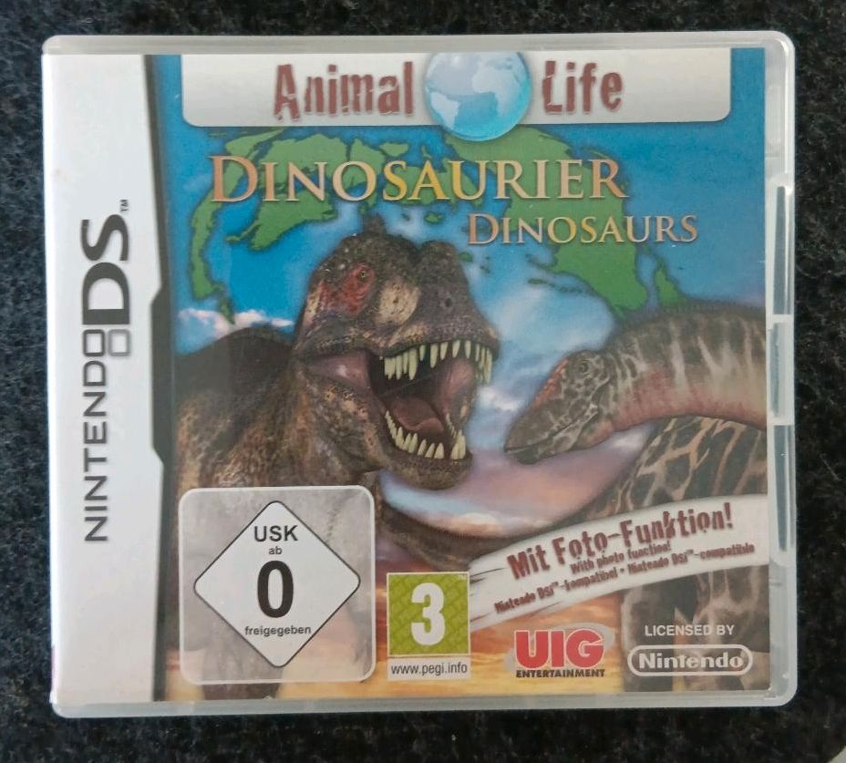 Nintendo DS Spiel Dinosaurier Donosaurus Animal Life in Selsingen